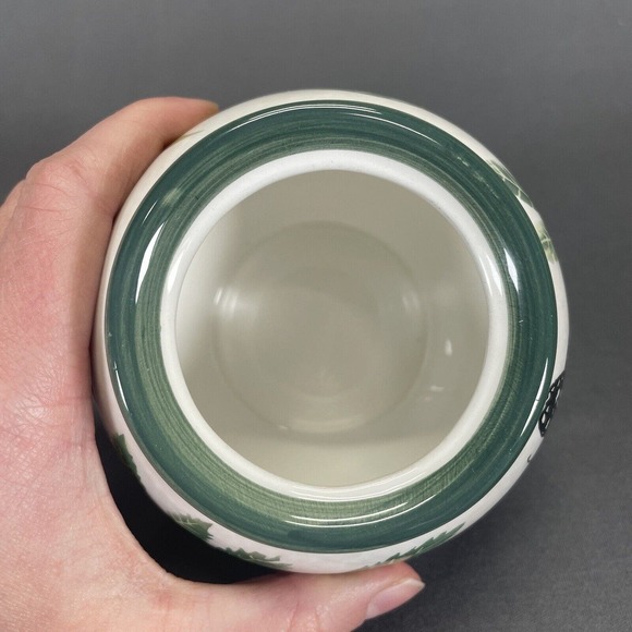 Vintage Sakura Sugar Bowl with Lid and Creamer Butterflies Pattern - Picture 7 of 8